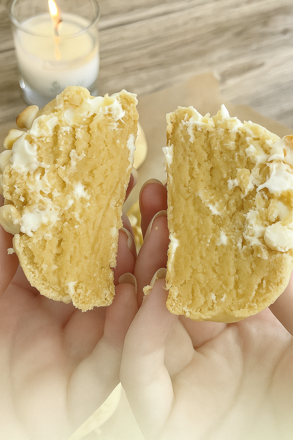 Original White Choc Chip NYC Chunks & Cream Cookie