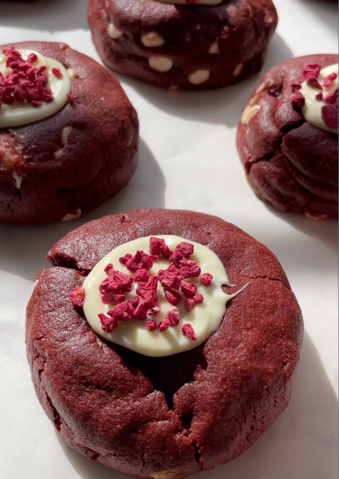 Red Velvet NYC Chunks & Cream Cookies