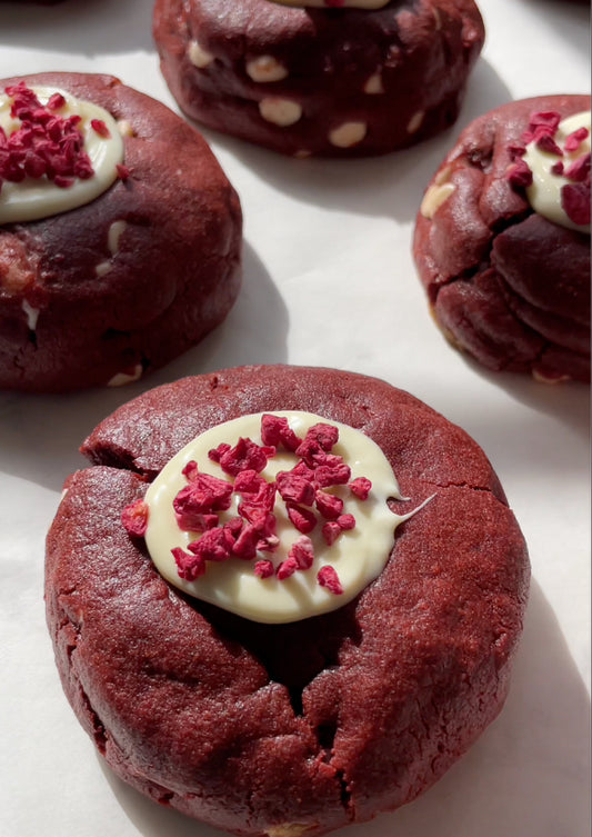Red Velvet NYC Chunks & Cream Cookies